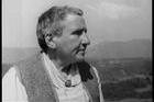 Portrait of Gertrude Stein, the famous American writer, highlighting her influence in the literary world during the early 20th century.