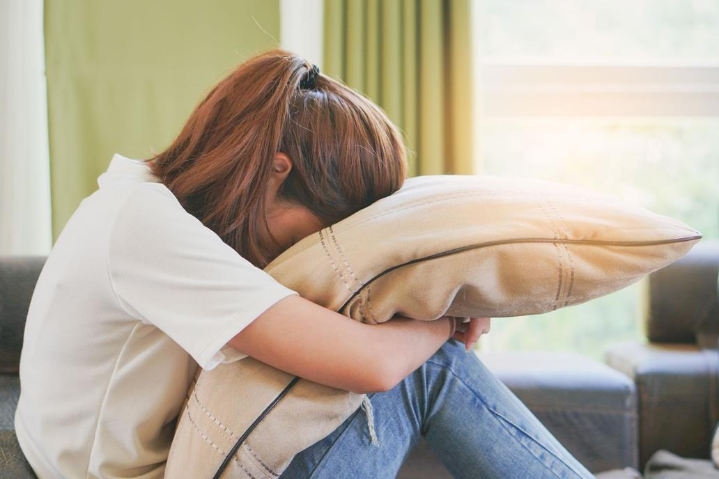 špatná nálada, žena