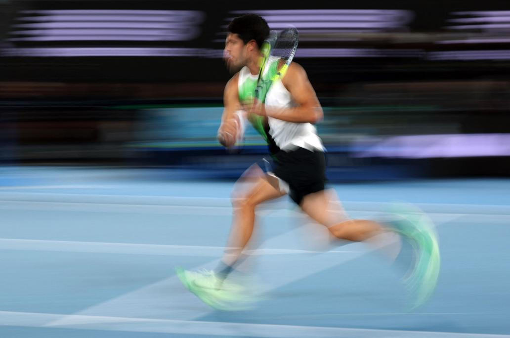 Carlos Alcaraz ve finále Australian Open 2026