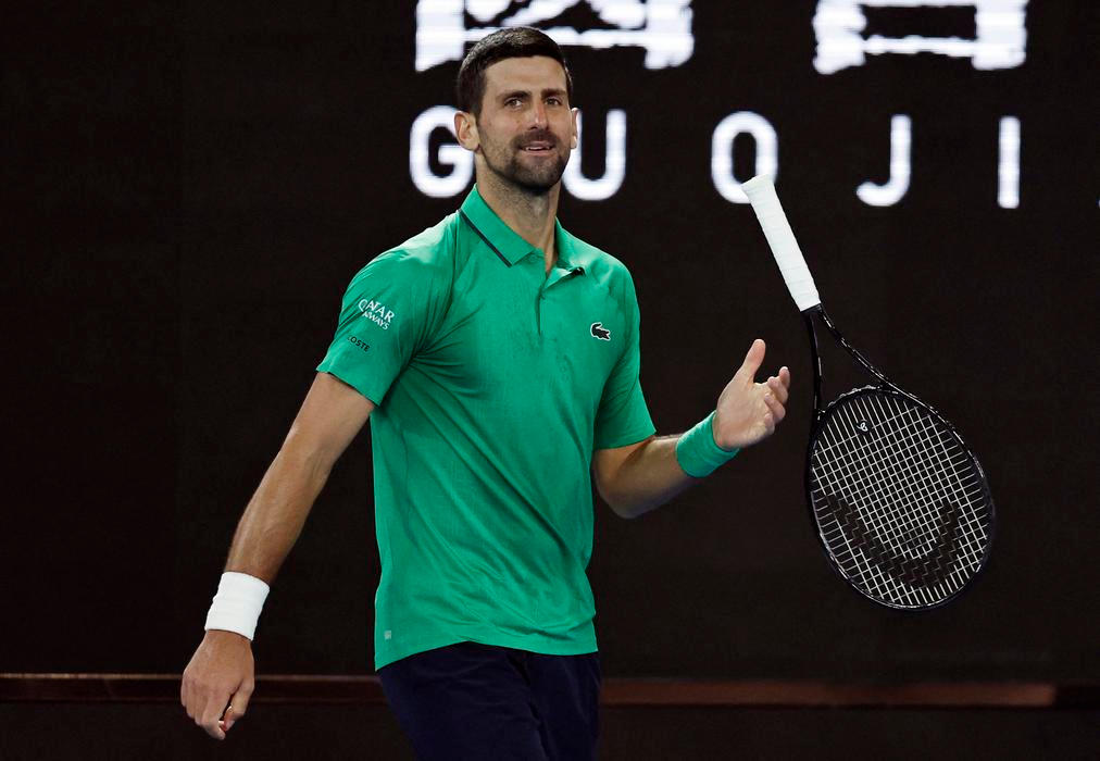 Novak Djokovič ve finále Australian Open 2026