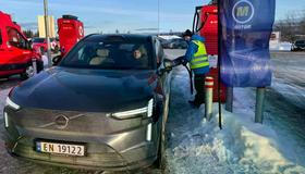 Volvo EX90 při soutěži El Prix 2026