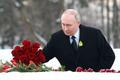 Russian President Putin visits WW2 memorial in St Petersburg