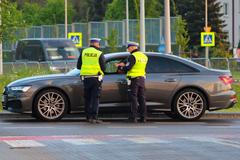 Tarnow,,Poland,-,April,25,,2024:,Police,In,Tarn?w,Are