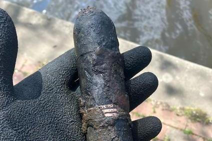 Fisher shocked to be told object he 'whacked with hammer' is WW1 artillery shell