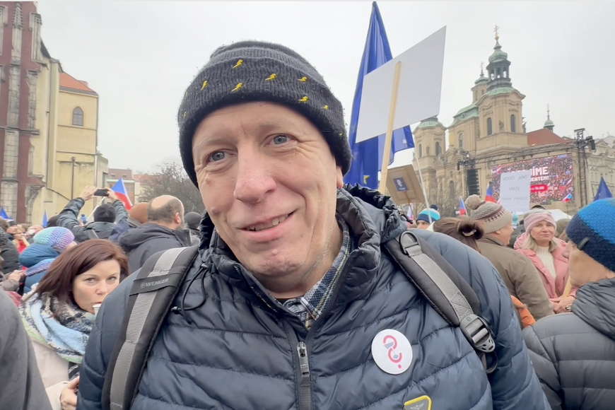 Názory z protestu: Lidé chtějí pokračování. Němcová vysvětlila, kvůli komu přišla