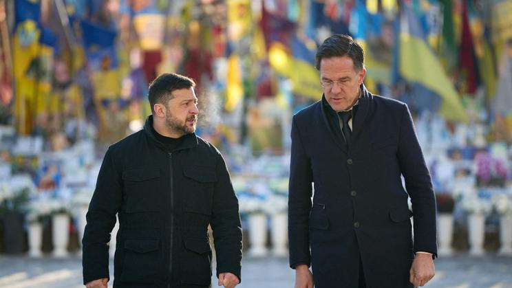 NATO Secretary General Rutte visits Kyiv