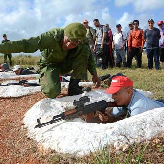 Military exercises take place in Cuba