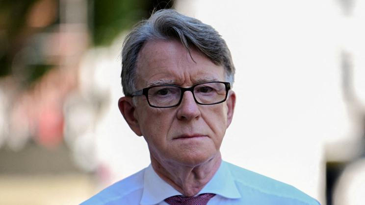 Bývalý britský velvyslanec ve Spojených státech Peter Mandelson