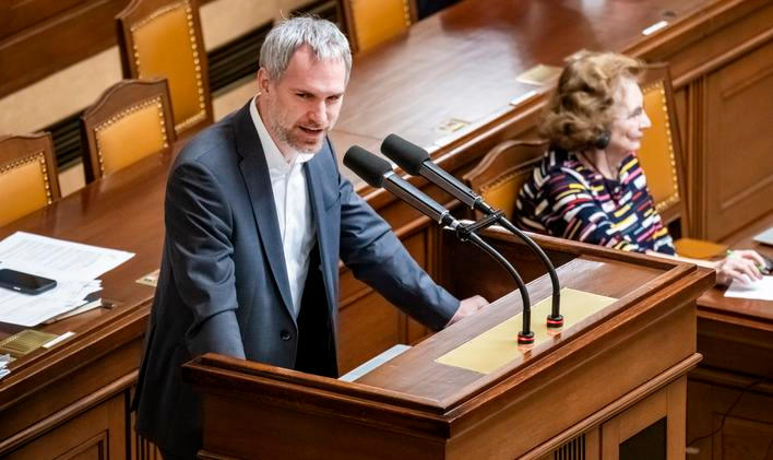 Předseda Pirátů Zdeněk Hřib.