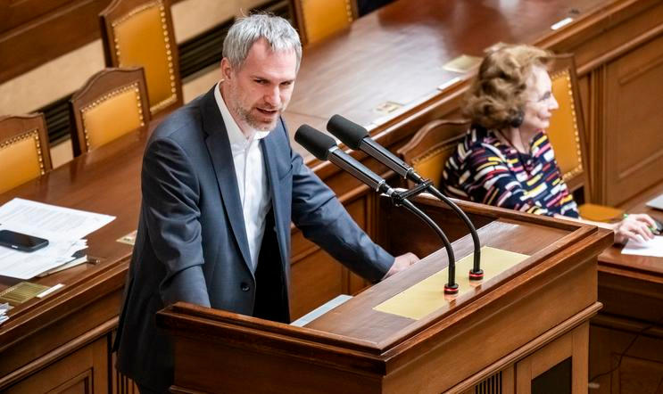 Předseda Pirátů Zdeněk Hřib.