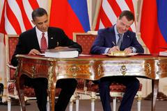 FILE PHOTO: Signing of the New START agreement at Prague Castle