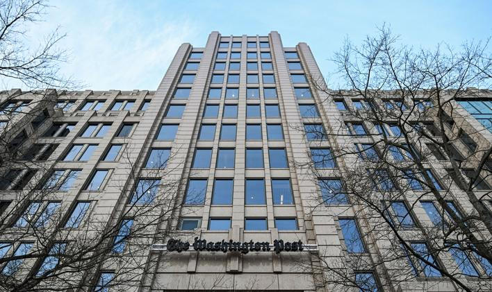 Budova deníku The Washington Post v americkém Washingtonu, D.C