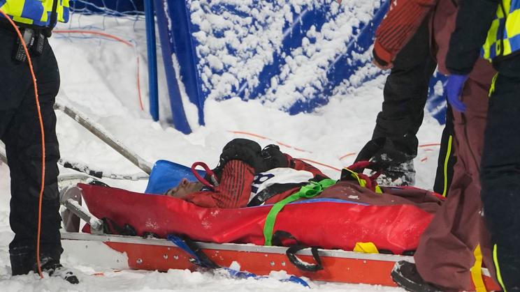Zraněný snowboardista Mark McMorris