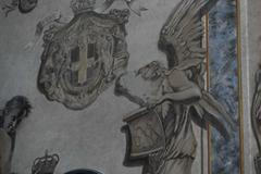 Italy, Rome: The Restorer Erases The Face Of The Angel Featuring The Italian Prime Minister Giorgia Meloni In The Basilica Of San Lorenzo In Lucina Central Rome