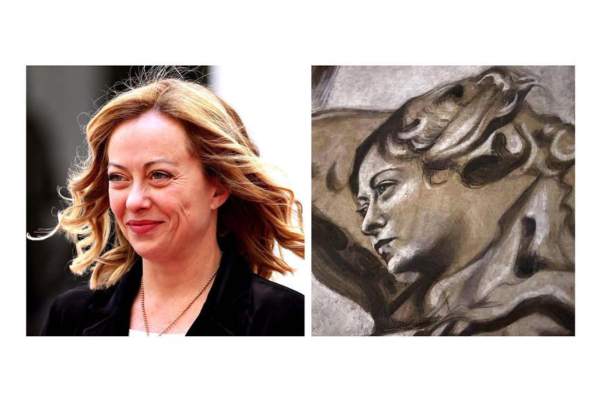 Anděl Meloniové měl krátká křídla. Z fresky ji nechal smazat Vatikán