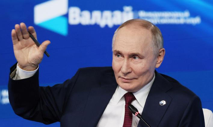 Russian President Putin attends Valdai forum in Sochi