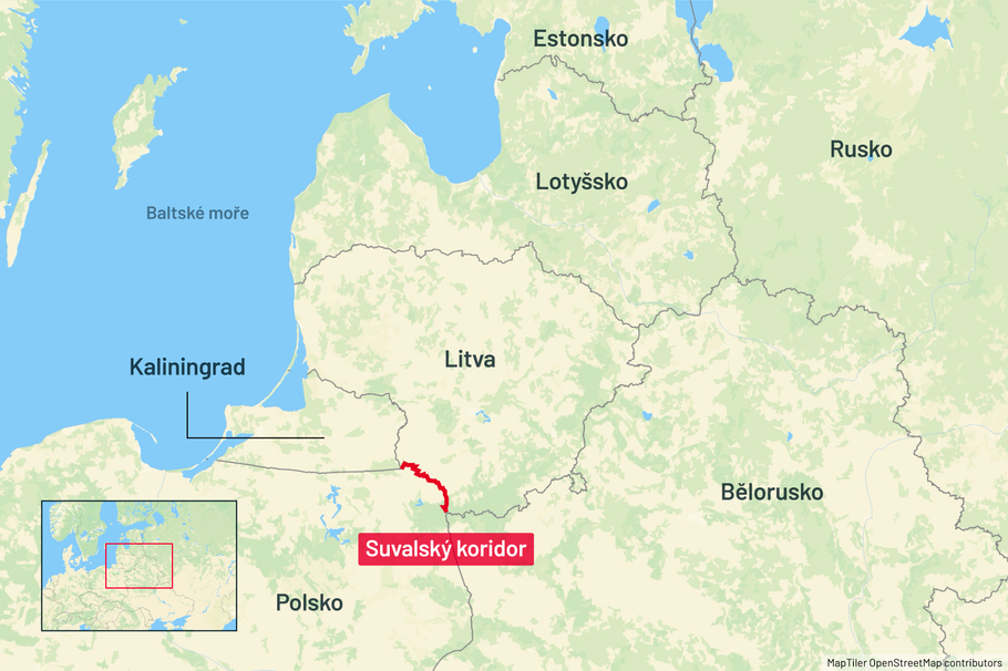 Suvalský koridor je území na hranici Polska, Litvy, ruské Kaliningradské oblasti a Běloruska.