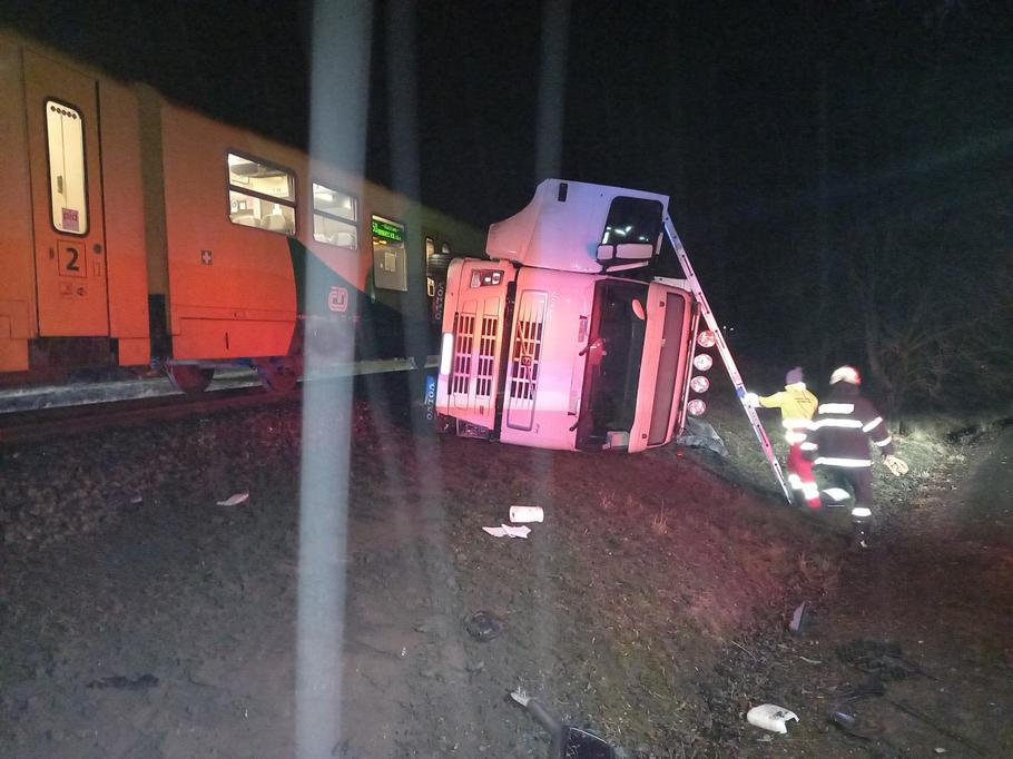 Nehoda vlaku na Jičínsku