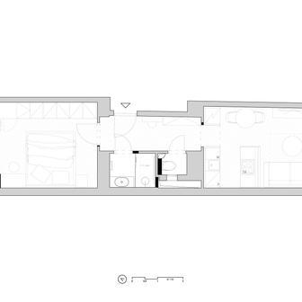 „Po diskuzi s klientem jsme se proto rozhodli dispozici protočit,“ vypráví architekt Jan Bek, zakladatel ateliéru BekArch. 