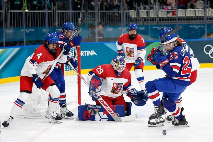 Česko - Švýcarsko. Náročný program hokejistek, po 19 hodinách už hrají druhý zápas