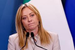 Italian-German government consultations, at Villa Doria Pamphili, in Rome