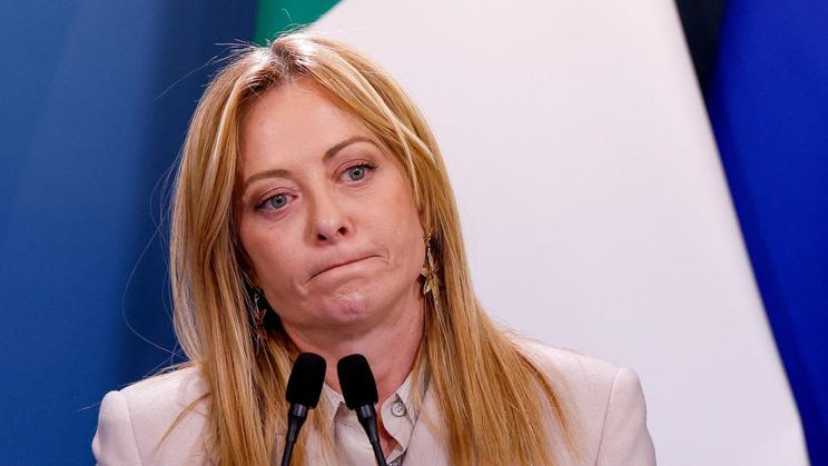 Italian-German government consultations, at Villa Doria Pamphili, in Rome