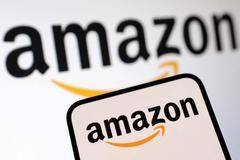 FILE PHOTO: Illustration shows Amazon logo