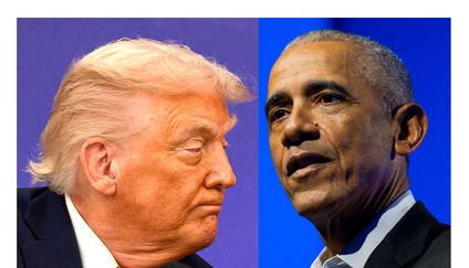 Donald Trump a Barack Obama