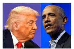 Donald Trump a Barack Obama