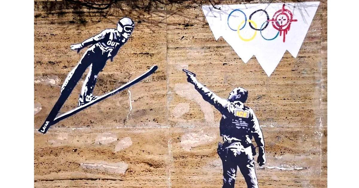 Streetart jako revoluce: Laika míří na ICE i militarizovanou Evropu