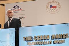 Prezident Petr Pavel na slavnostním otevření Českého domu v Miláně