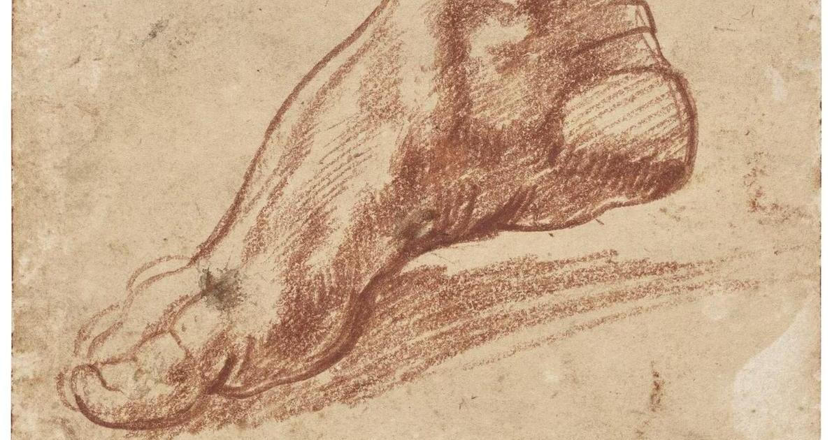 Rekordní chodidlo věštkyně. Skica od Michelangela se vydražila za 559 milionů Kč