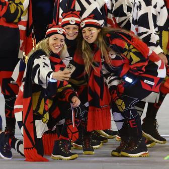 Nástup českých olympioniků v Miláně