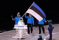 Nástup estonských olympioniků v Miláně