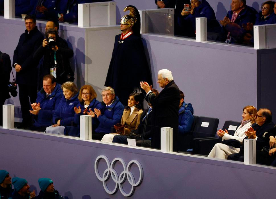 Italský prezident Sergio Mattarella prohlásil ZOH 2026 v Miláně a Cortině d’Ampezzo za zahájené