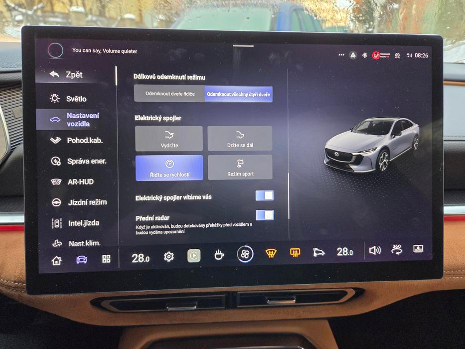 Špatné překlady některých funkcí má Mazda 6e společné s dalšími čínskými auty.