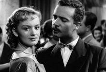 S Vladimírem Menšíkem ve filmu Štěňata (1957).