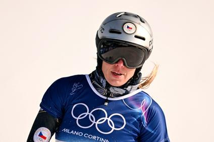 Ester Ledecká ve čtvrtfinále paralelního obřího slalomu na ZOH 2026