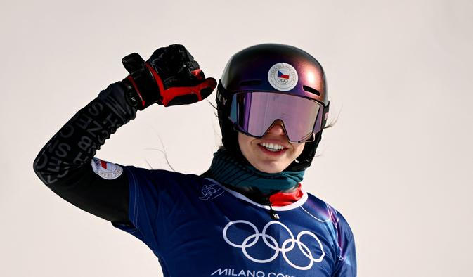 Zuzana Maděrová v osmifinále paralelního obřího slalomu na ZOH 2026