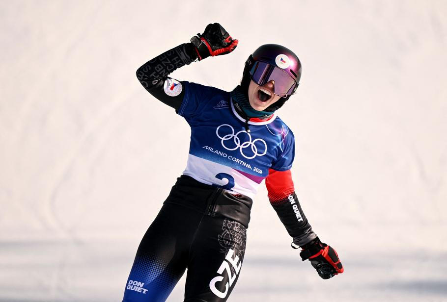 Zuzana Maděrová slaví postup do finále paralelního obřího slalomu na ZOH 2026