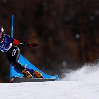 Zuzana Maděrová v osmifinále paralelního obřího slalomu na ZOH 2026