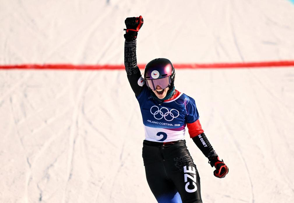 Zuzana Maděrová ve čtvrtfinále paralelního obřího slalomu na ZOH 2026