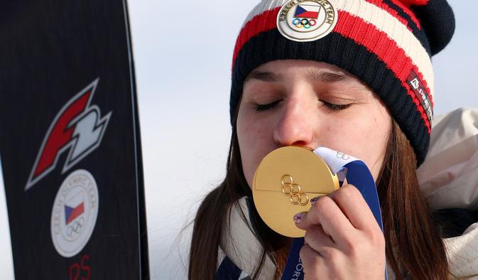 Snowboard - Women's Parallel Giant Slalom Victory Ceremony