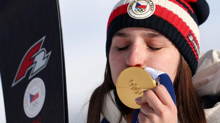 Snowboard - Women's Parallel Giant Slalom Victory Ceremony