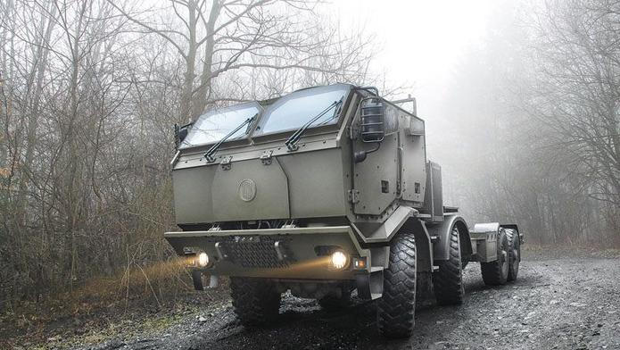 Armádní náklaďák Tatra vyrobený v kopřivnické továrně Tatra Trucks; ilustrační snímek