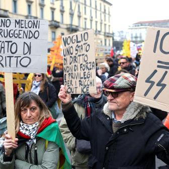 „Nepřátelé Itálie!“ Meloniová obvinila radikály z útoku na olympijský Milán