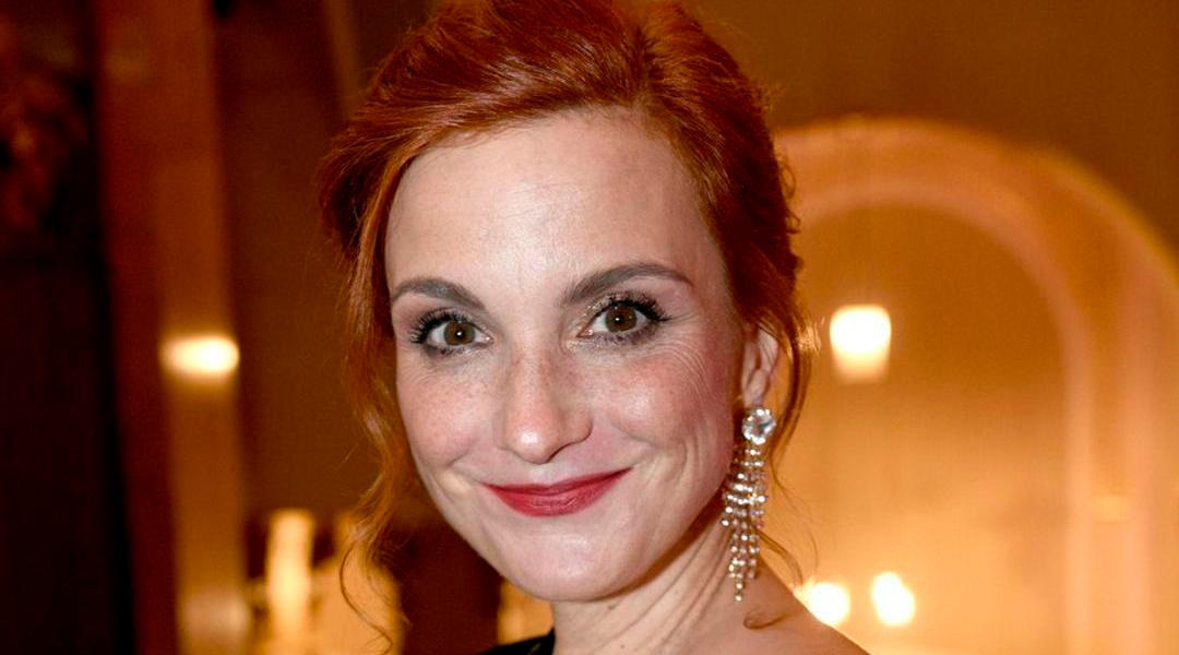 Česko-Slovenský ples se konal v Obecním domě, na snímku Michaela Maurerová