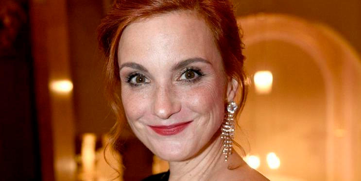 Česko-Slovenský ples se konal v Obecním domě, na snímku Michaela Maurerová