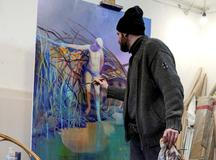 Dítě v kaluži, Bílý králík u svíčky, nahlédněte do mrazivého kyjevského ateliéru