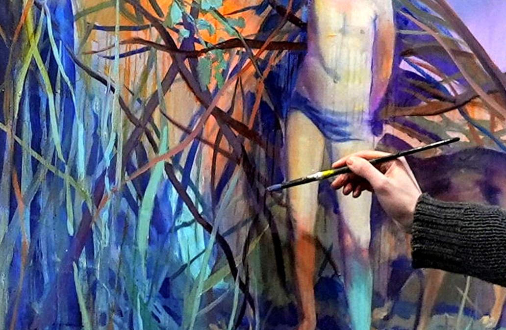 Dítě v kaluži, Bílý králík u svíčky, nahlédněte do mrazivého kyjevského ateliéru